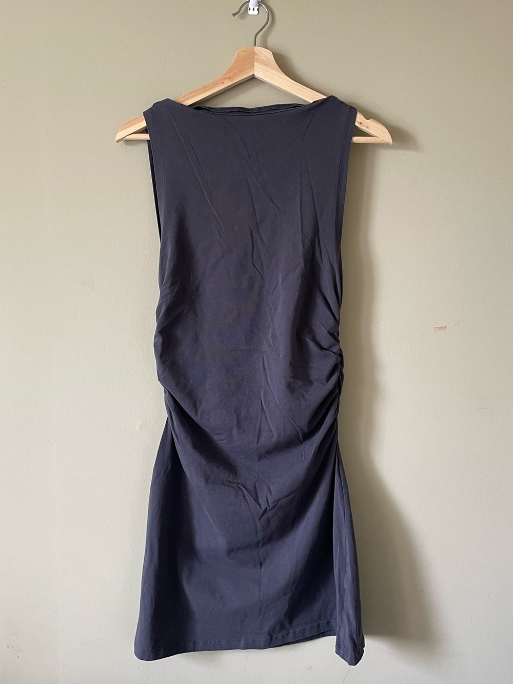 Sleeveless Charcoal Sheath Dress